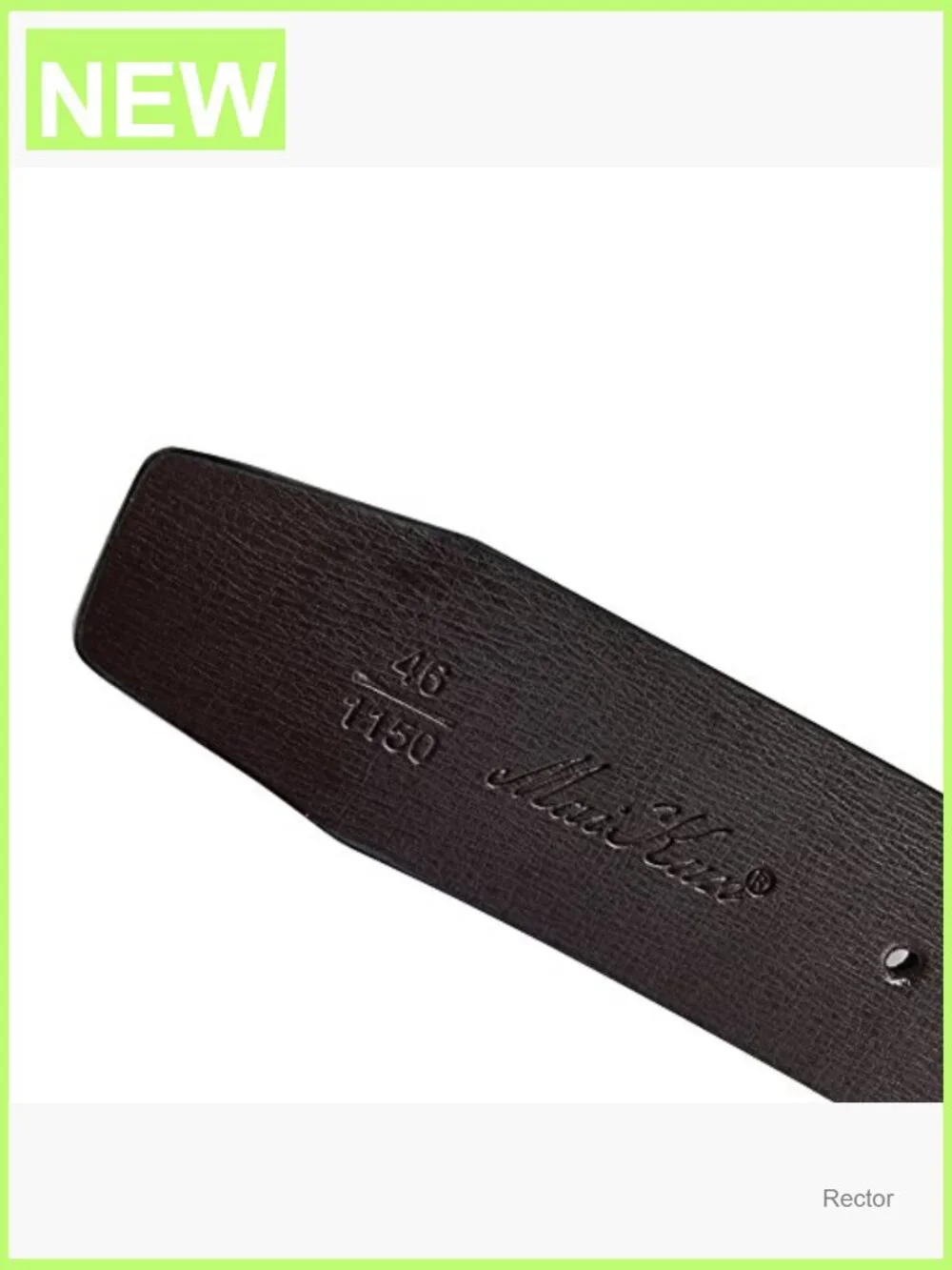 Mens Dress Leather Belt, 1.3 In Width, Casual & Formal